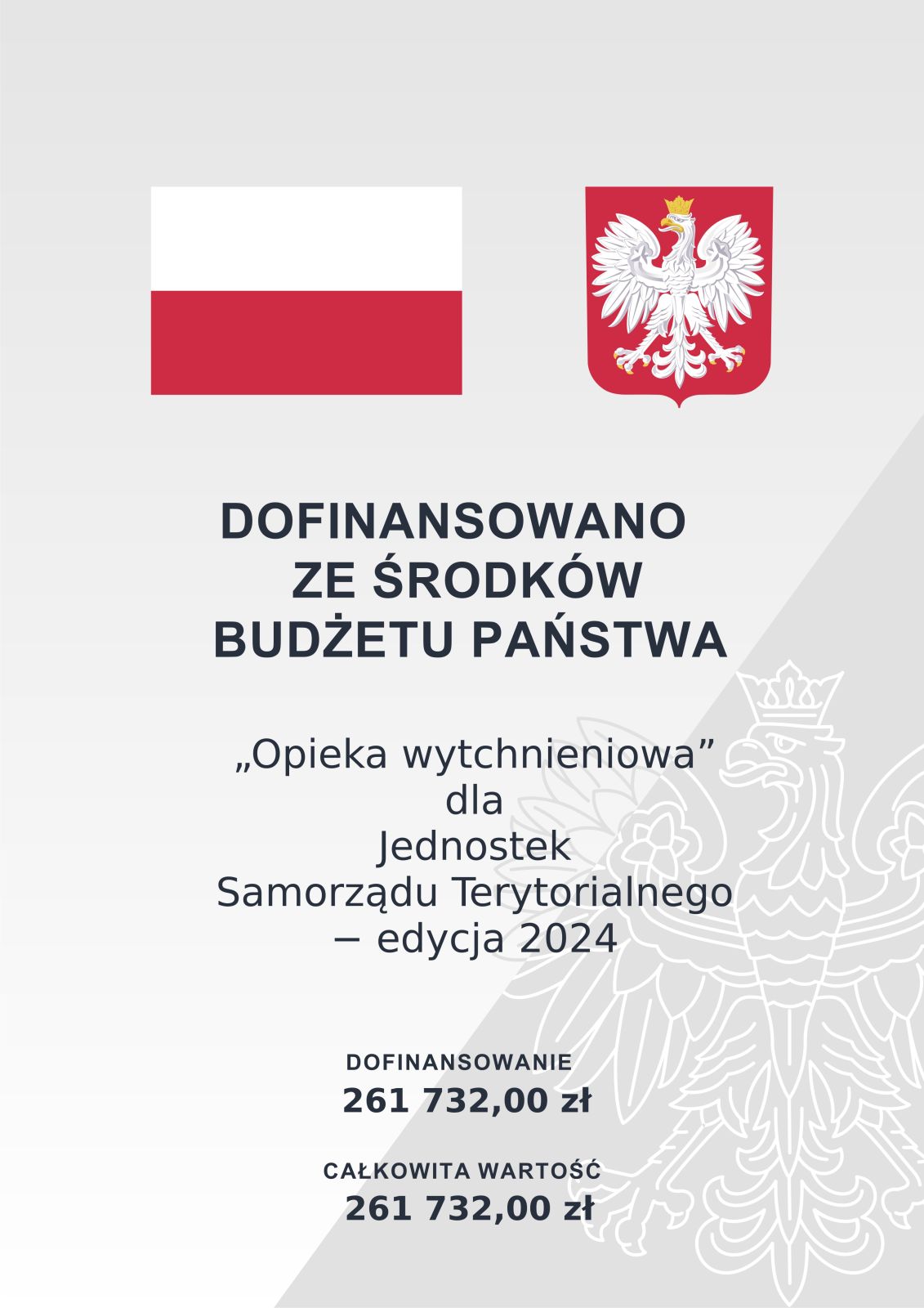 Plakat Opieka wytchnieniowa 2024 